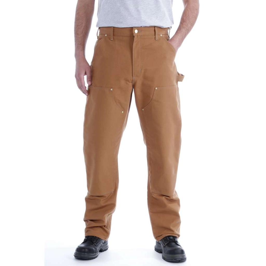 Carhartt WIP Mens Duck D. Front Logger Utility Pockets Pants Trousers - Brown - Size 28W/30L